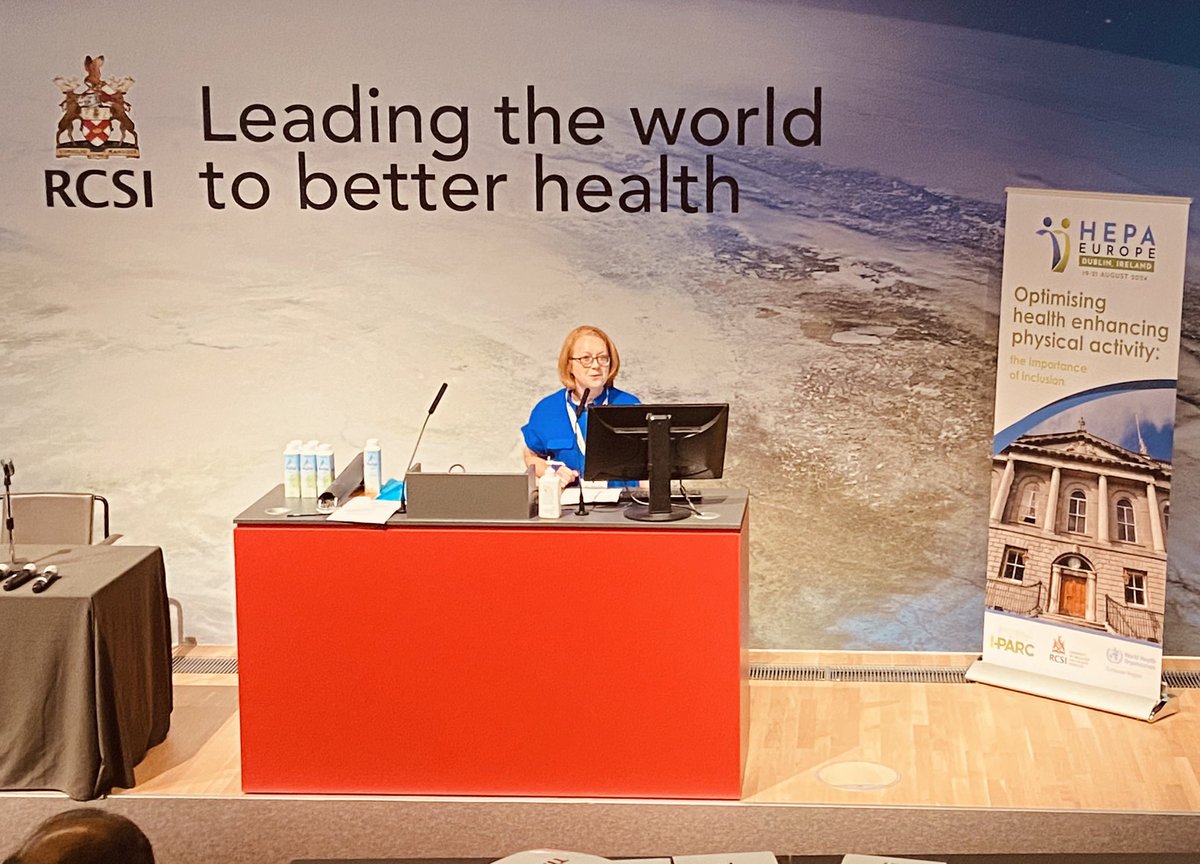 HEPA chair Dr Anna Chalkey <a href="/AnnaChalkley/">Anna Chalkley</a> introducing the ECR presentations on the final day of HEPA 2024 <a href="/RCSI_Irl/">RCSI</a> Dublin

A great initiative to connect the future generation of physical activity researcher across Europe - look out for the next opportunity to participate in 2025