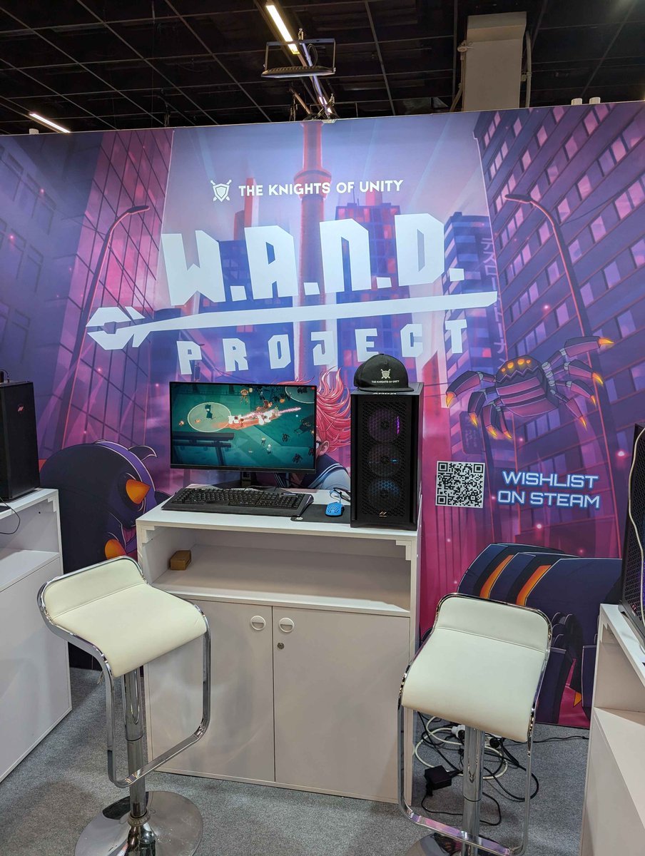 wandproject's tweet photo. We're at #gamescom2024 💜

@KnightsOfUnity @gamescom #Gamescom https://t.co/UGJptnxo5W