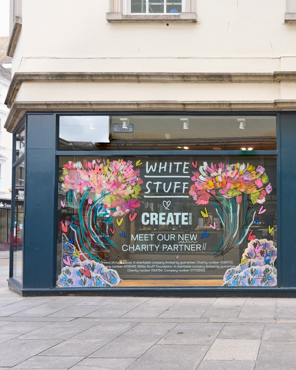 WhiteStuffUK's tweet photo. We're incredibly proud to introduce our new charity partnership with @createcharity, the UK's leading creative arts charity. Together with your support, we'll help fund creative arts experiences to tackle loneliness and isolation across the UK 💚 Read more https://t.co/gdel59o95u https://t.co/bfA5FZAFsk