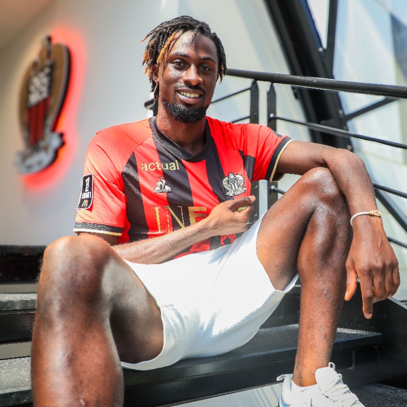 ogcnice_eng's tweet photo. "I’ll keep working like mad to be an even more key player and to help the club to perform well. I have a deep love for OGC Nice, which I joined when I was 12, and my aim and my desire are for us to go as high as possible together.”

❤️🖤 https://t.co/GpTQV9vmaf