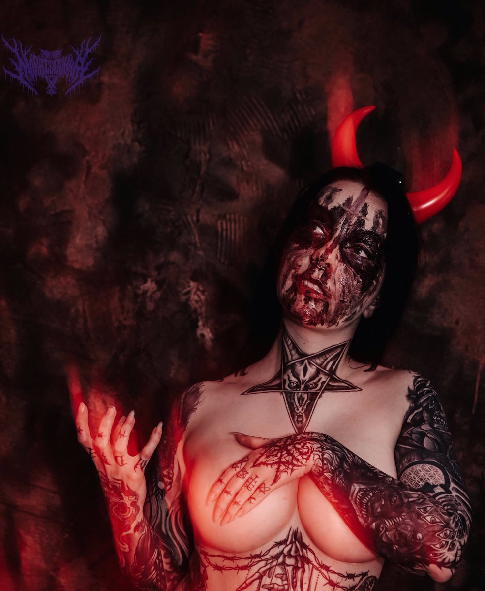 morbiddonna's tweet photo. Join me in Hellππ€
π€ πππ’π₯ πππππ§ π€
π€ππ€ππ€ππ€
#hailsatan #tattoo #satan #metal #evilart #eviltattoos #girlwithtattoo #devil #pentagram #inkedgirls #lucifer #metalgirl #metalhead #darkstyle #blackmetal #morbiddonna #satanic #satanictattoos #newpost https://t.co/eZonJLOi2s