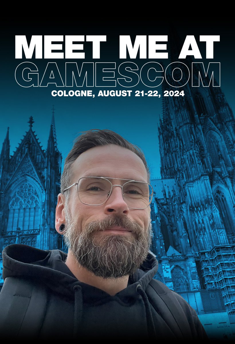 #gamescom2024, ich bin ab heute Nachmittag und morgen für den ein oder anderen kurzen jobrelevanten Schnack verfügbar: Einfach 'ne kurze DM oder Anfrage per gamescom biz App senden! 📬