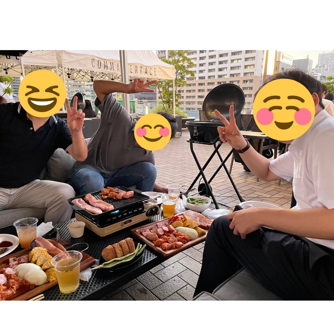 OceanSoftware07's tweet photo. \ビアガーデン行ってきました🍻/

先日、なんばhatchにあるビアガーデンへ行ってきました✨
冷たいビール片手に、
おいしいお肉を食べながら
ワイワイ楽しめました😊

次のイベントは、来月の社員旅行です👏 https://t.co/HHWp2rAKrW