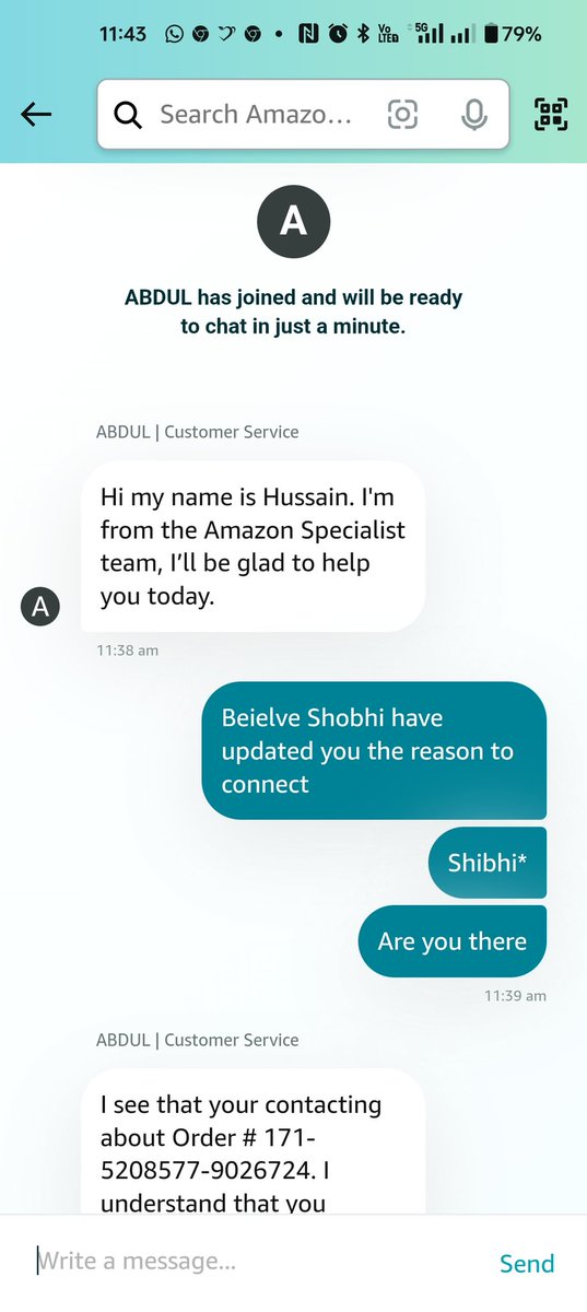 raghul12's tweet photo. @amazonIN incompetent system to handle the issue, everyone is just forwarding the complaints https://t.co/KxkJn7wmWJ