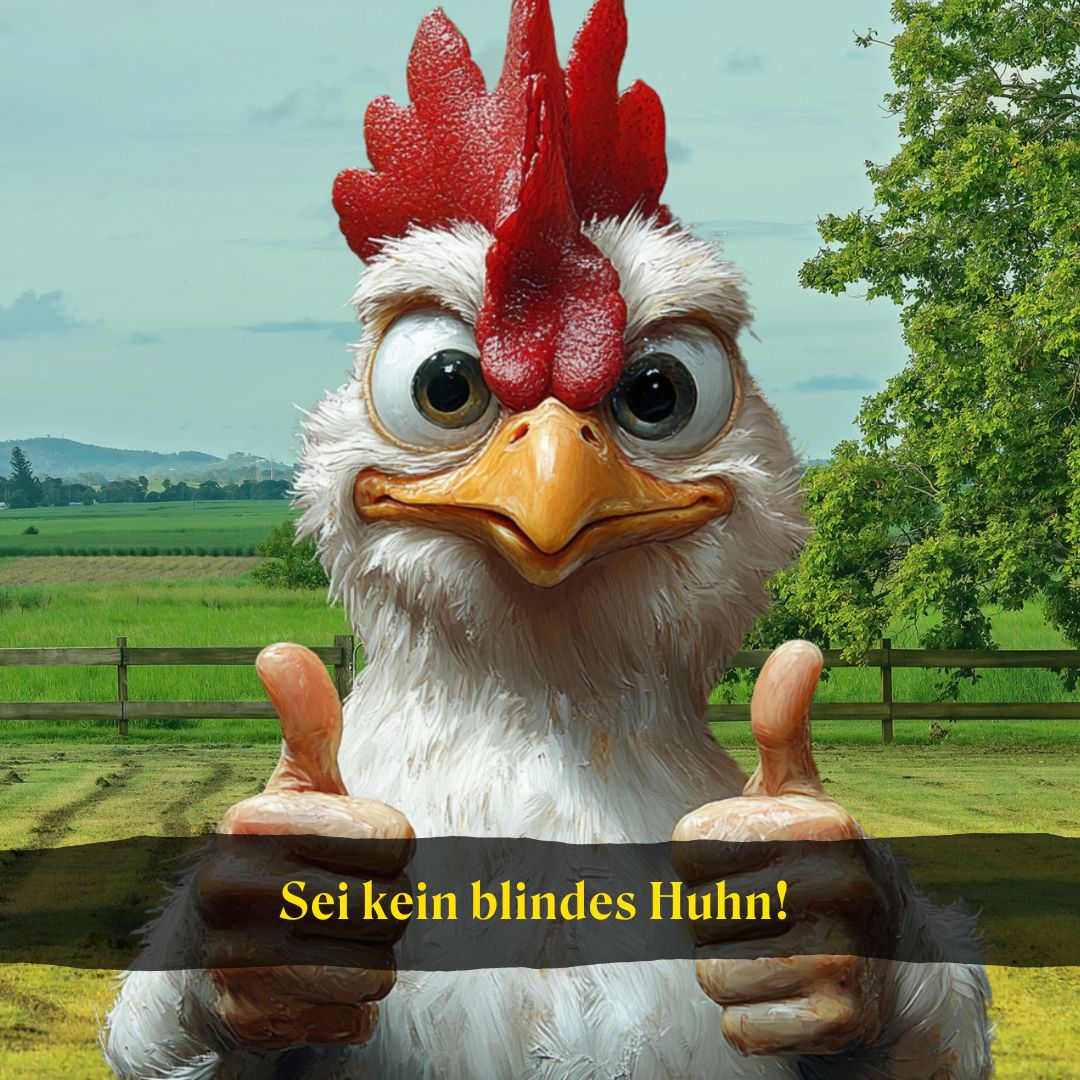 Lust auf ein Sprichwort-Quiz? Hier geht's nicht nur um blinde Hühner!
bit.ly/46YU69p
#quiz #sprichwort #huhn #humor