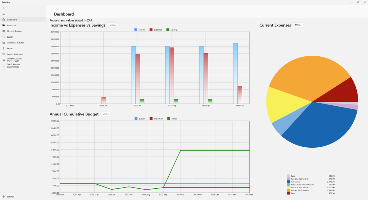 helloserve's tweet image. Last week saw the launch of BadaChing. If you're still budgeting on spreadsheets, don't have a budget set out, or simply looking for a non-cloud option, give this a squizz. 

badaching.com