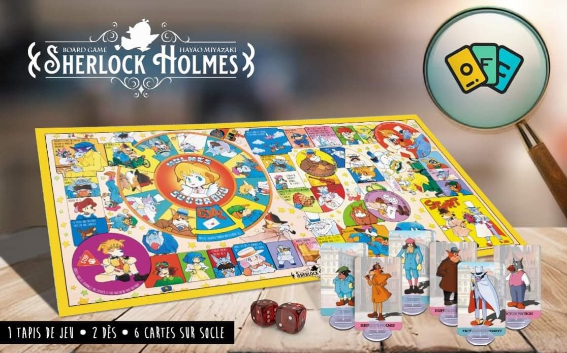 FranckyBiToy's tweet photo. Un petit Sugoroku Sherlock Holmes Miyazaki (jeu de l'oie) ça vous dit ? Jeu traduit en Français. https://t.co/AzJjfdQo2D