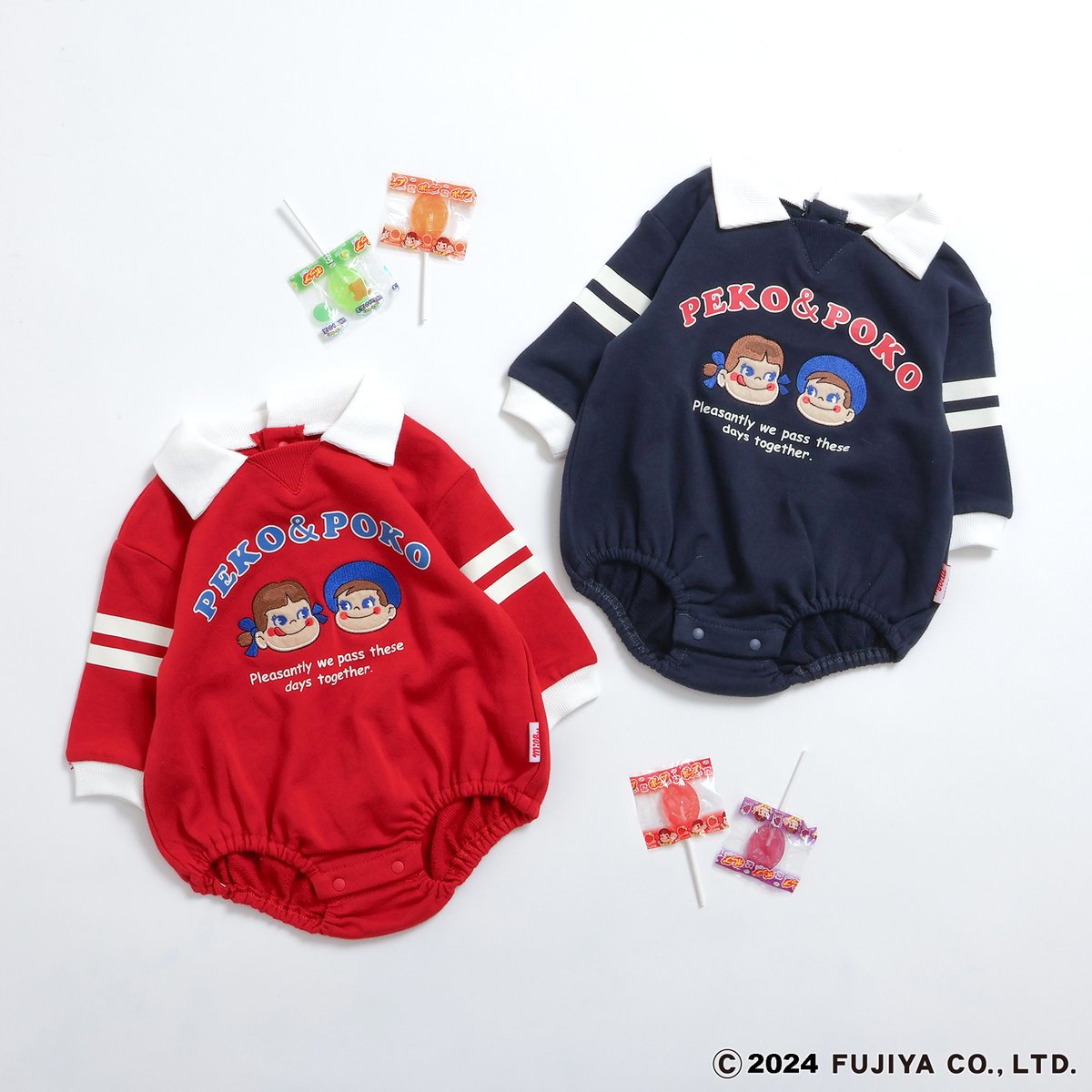 🍬【PEKO＆POKO ×apres les cours】🍭 #不二家 のマスコット