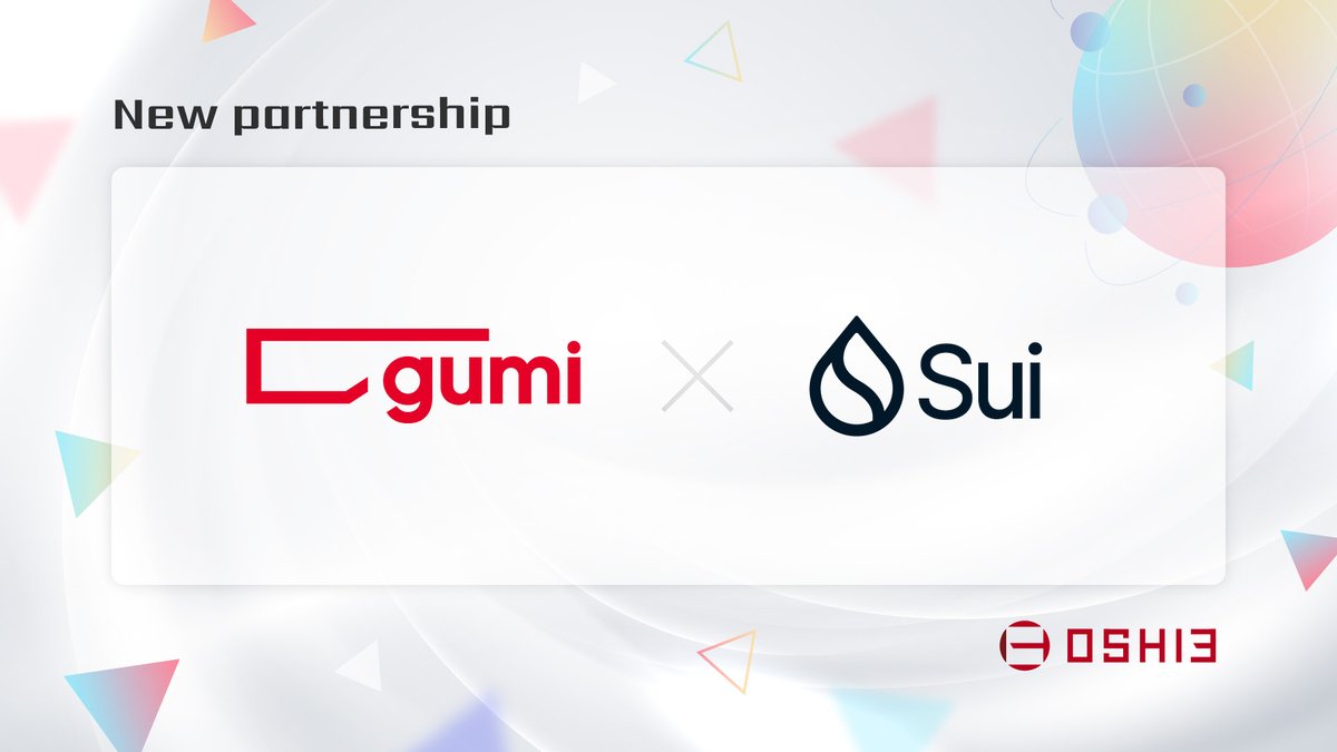 gumi_oshi3_en's tweet photo. Partnership Announcement 🤝

We are happy to announce our partnership with @SuiNetwork!  

Starting out with co-developing the next $OSHI (@gumi_oshi3_en) based game @bfvs_en with Sui, we are excited to grow our community together!  

Stay tuned for more 😎 
https://t.co/4DdWYVjZDg