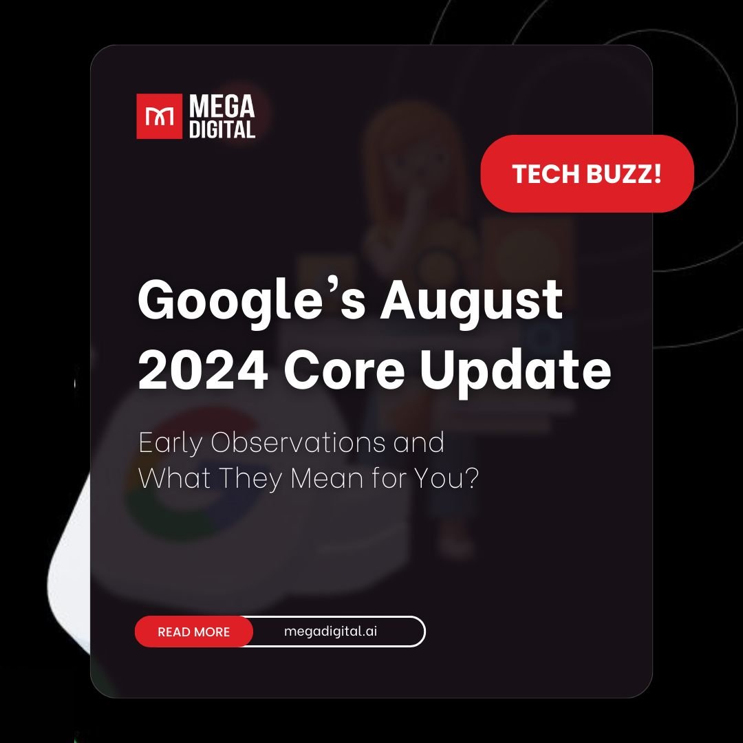 MegaDigital_Jsc's tweet photo. ๐จ Is Your Website Ready for Googleโs August 2024 Core Update?
Googleโs latest core update is here, and the SEO world is already seeing some intriguing shifts
๐๐๐
#MegaDigital #Google #Googleupdate #SEO #SearchEngineOptimization https://t.co/tp7jwnvHNQ