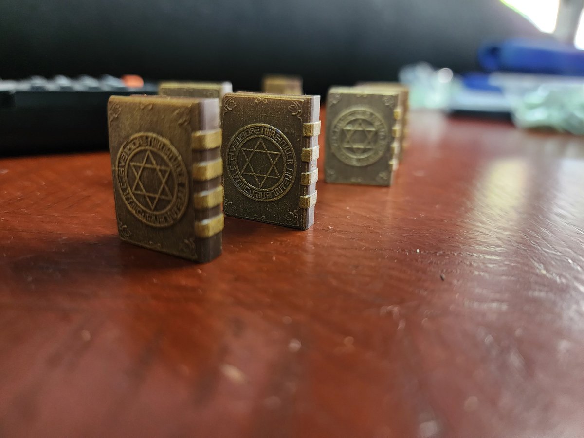 onincognito's tweet photo. Marcille's spell book/magic tokens https://t.co/t4paFDuVYP
