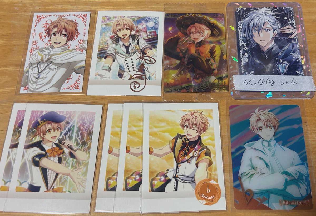 log_st4's tweet photo. 《交換譲渡》 アイドリッシュセブン アイナナ ムビナナ ウエハース メタカ ぱしゃこれ 箔押し 

譲：大和、三月、壮五、ナギ、龍之介、悠、トウマ、巳波、虎於
求：同異種環、楽or定価+送料

まとめての方優先
同異種何でも検討いたします。
ゆうちょ銀行PayPay対応
検索からもお待ちしております。
↓ https://t.co/JawUkvR037