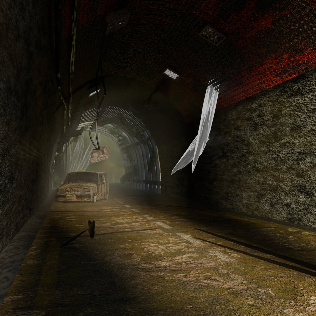 Houjimaccha's tweet photo. トンネル　tunnel　#b3d #blender #3DCG https://t.co/sKnTXI067k