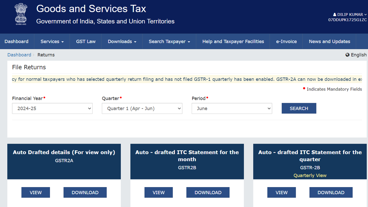capradeepnoida's tweet photo. Dear @gstindiacom @nsitharamanoffc Our GST is suspended in may, now we are not able to file GST return for june after suspension is revoked.
GSTIN - 07DDUPK1725G1ZC

please check and resolve this technical glitch. https://t.co/oBq4FUAusN