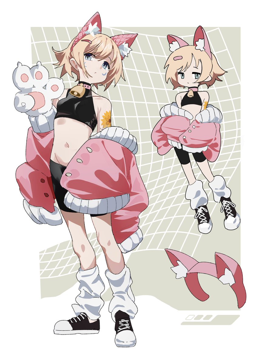 higu_shi's tweet image. Character design cm