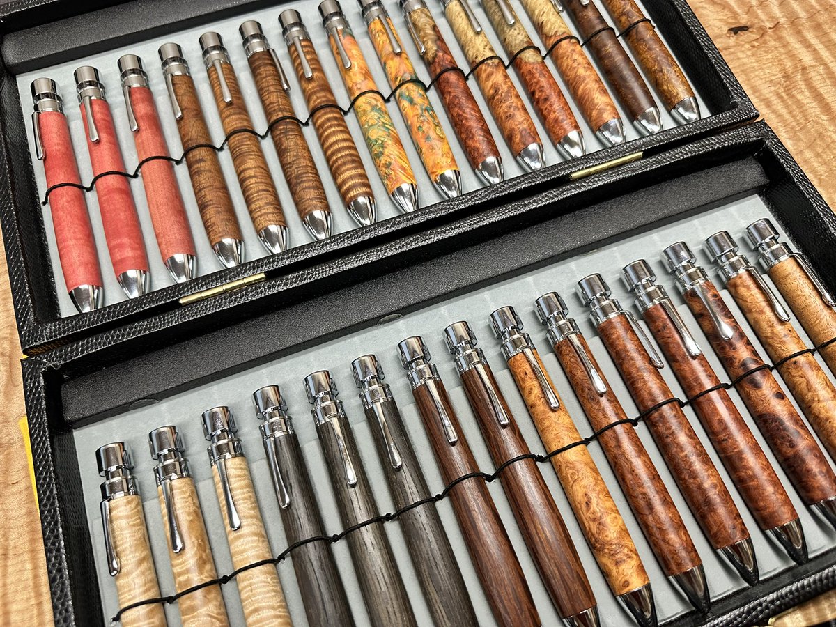 setu200409's tweet photo. We are showcasing our wooden pens in preparation for the San Francisco Pen Show. We will be bringing ballpoint pens, mechanical pencils, multifunction pens, and fountain pens.
#penshows
#sfpenshow2024
#sfpenshow
#pen https://t.co/YxAr1KENex