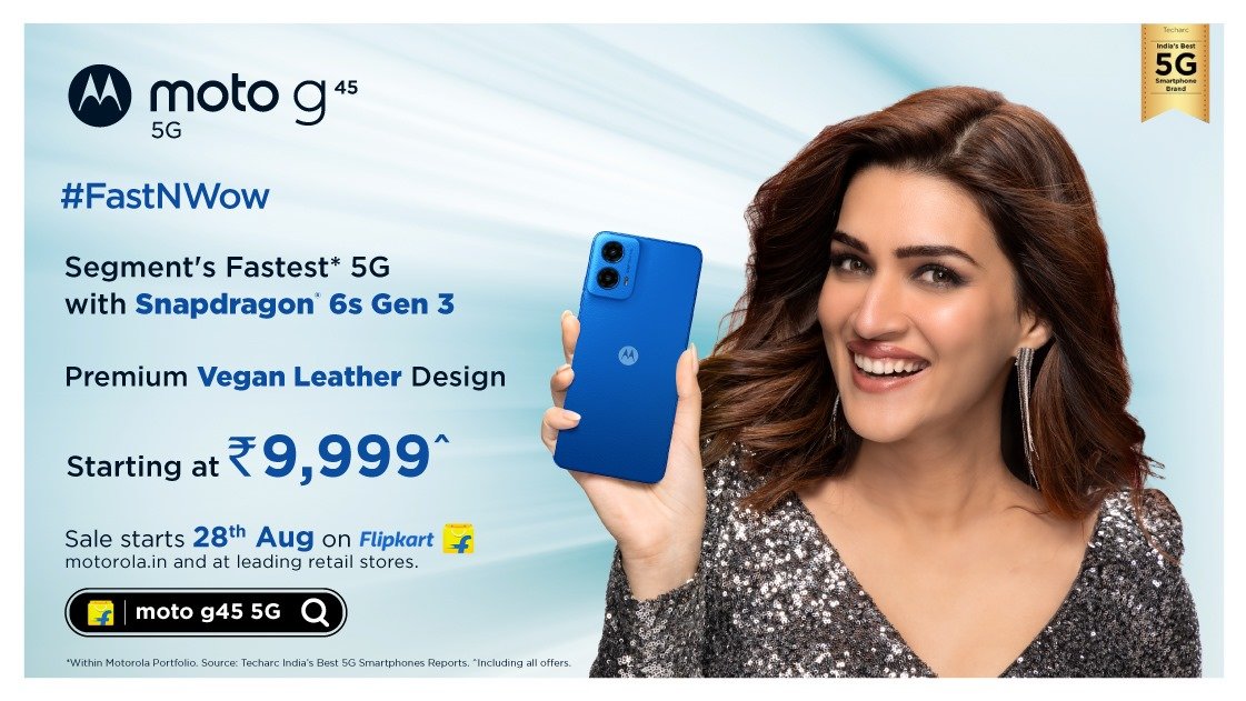 Motorola G45 5G launched in India 