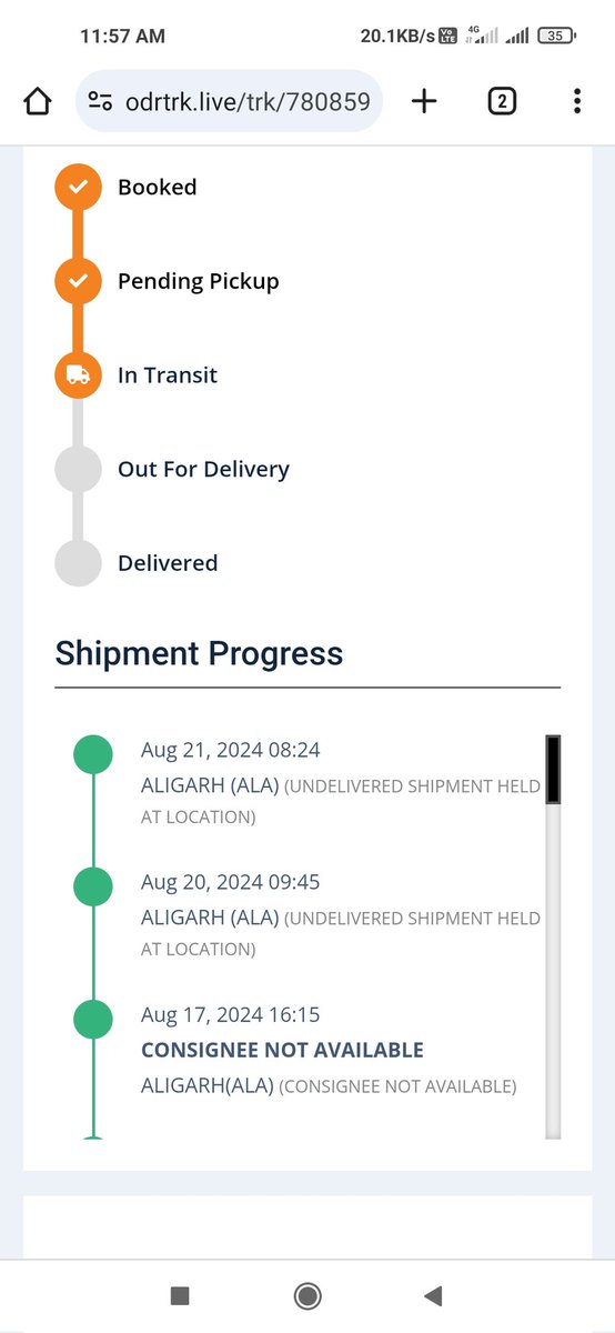 AmitCha34298697's tweet photo. @BlueDart_ tracking id 78085924696
apke delivery boy ka 1 br call aai jo mere address se 6 km dur ane k lie bol rha tha jb ki address mere ghar ka tha fir bola mein kal dene aunga sir ghar pr abhi tk koi pta nai h... https://t.co/SyT0JRFDWC