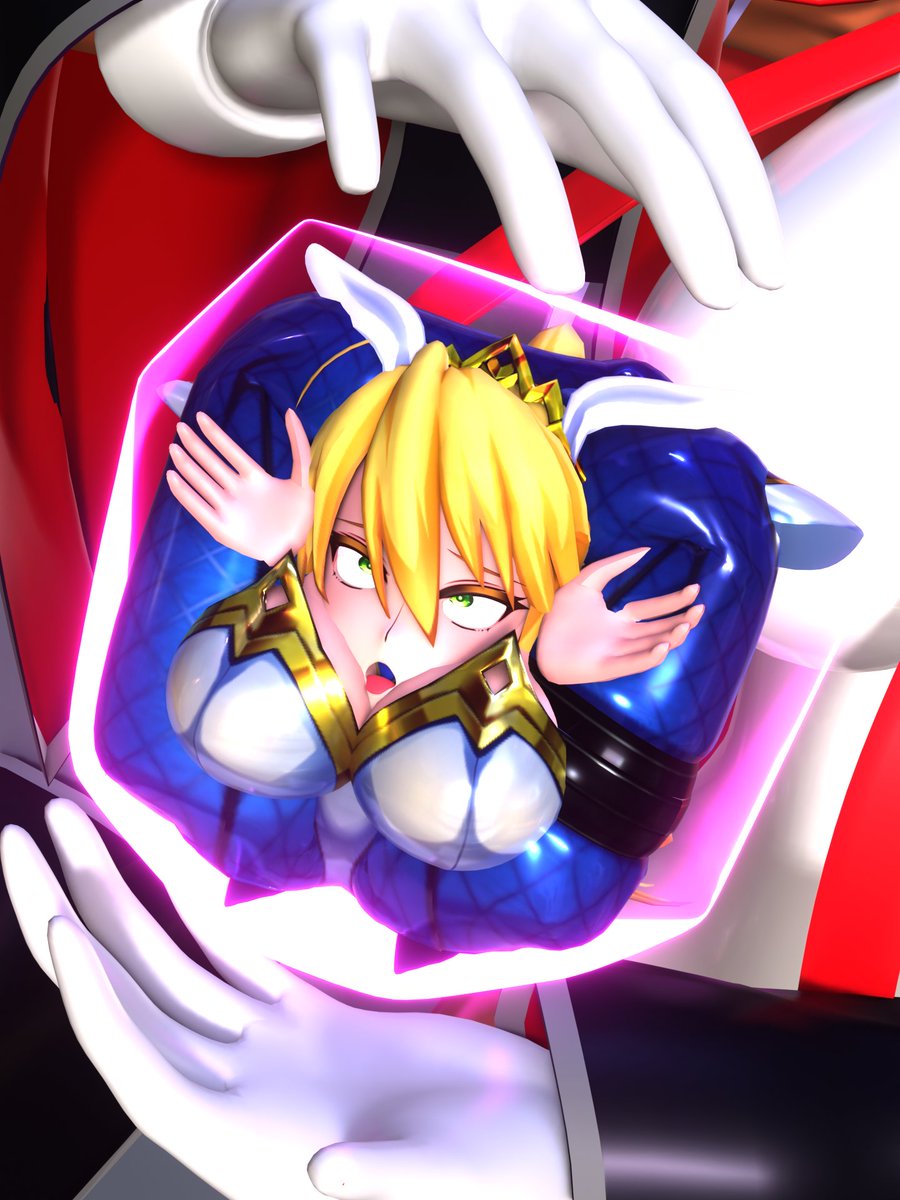 【簡易リメイク】バニ上　肉玉化（前方向版）[1/2]
前方向に曲げるパターンでの肉玉化は貴重なので諸々を修正して出しておきました（バニーの日向けの新作と言うアリバイにもなりますしｗ）
1枚目から常人には厳しそうなポーズですが、軟体フェチ的には結構メジャーなポーズだったりします。