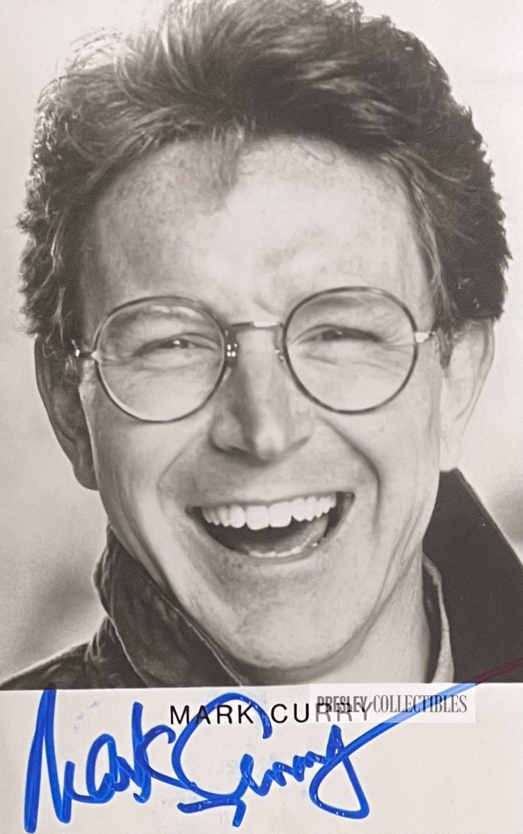 PresleyCollect's tweet image. Own a piece of television history with this fantastic signed photograph of Mark Curry, the popular British presenter.

presleycollectibles.com/mark-curry-aut…

#promophoto #autographs #signedphoto @presleycollectibles #markcurry #tvpresenter