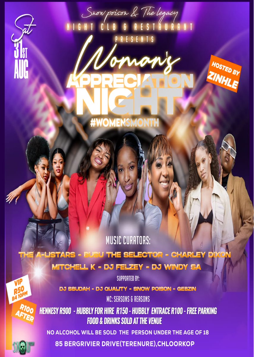SnowDj97's tweet photo. 31st August 2024 we operating Women's month, plis come in numbers we make history together 🙏🙏 #BBNaija #MusaKhawula #WomensMonth #partytime #TrendingNow https://t.co/R4nIrpdD86