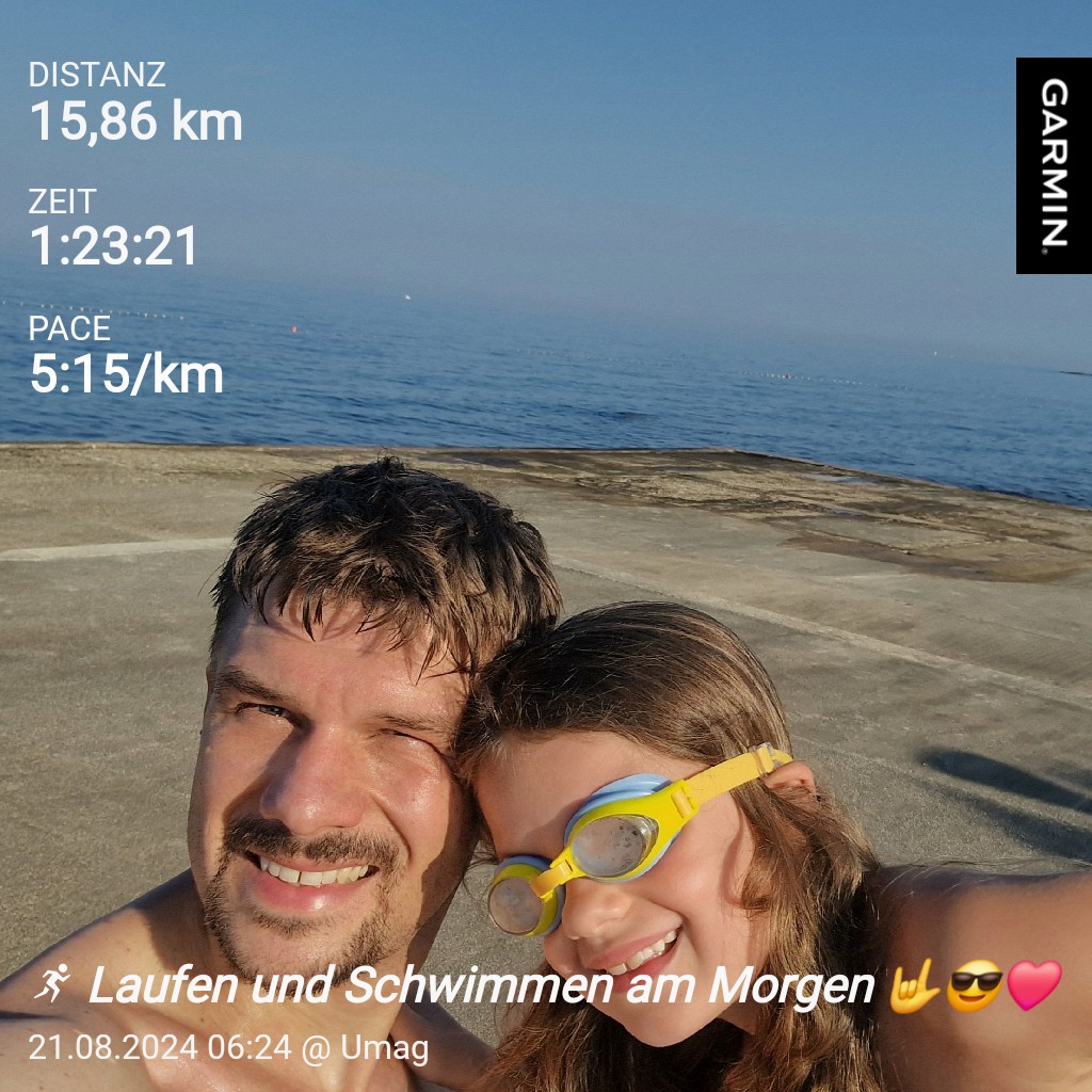 Laufen und Schwimmen am Morgen 🤟😎❤️
#garmin #beatyesterday
