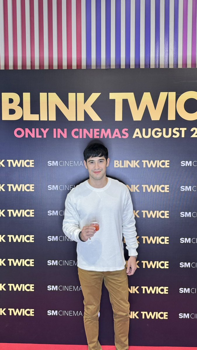Chef Jose Sarasola had a blast at the advanced screening of ‘Blink Twice’ at SM Cinema Aura! 🎬🍿

#JoseSarasola
