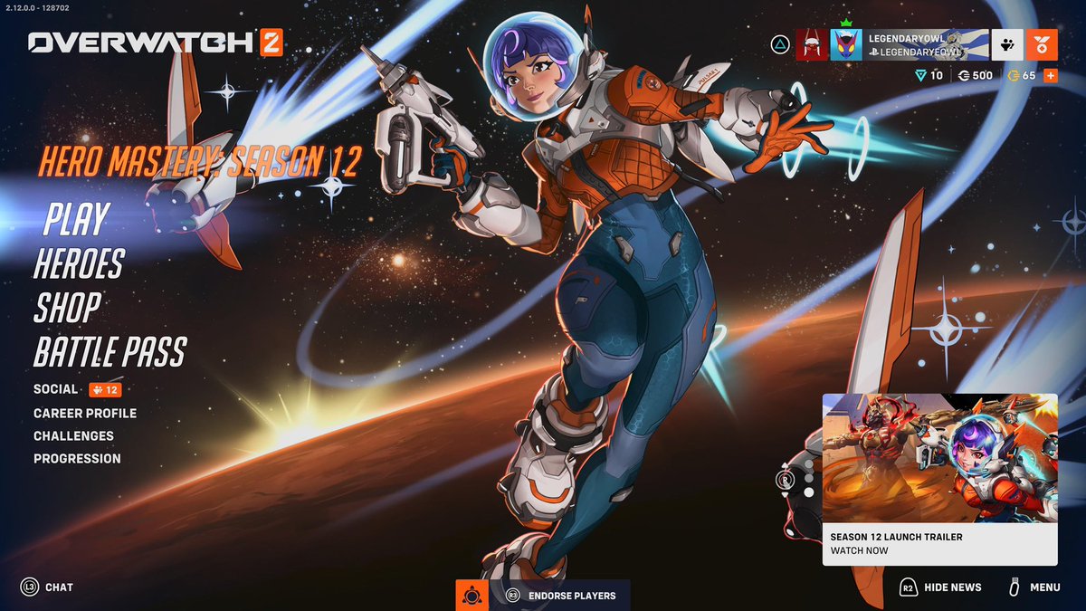 LegendaryEOwl's tweet image. #OverWatch2Season12 #SupportHero #Juno 😍❤️