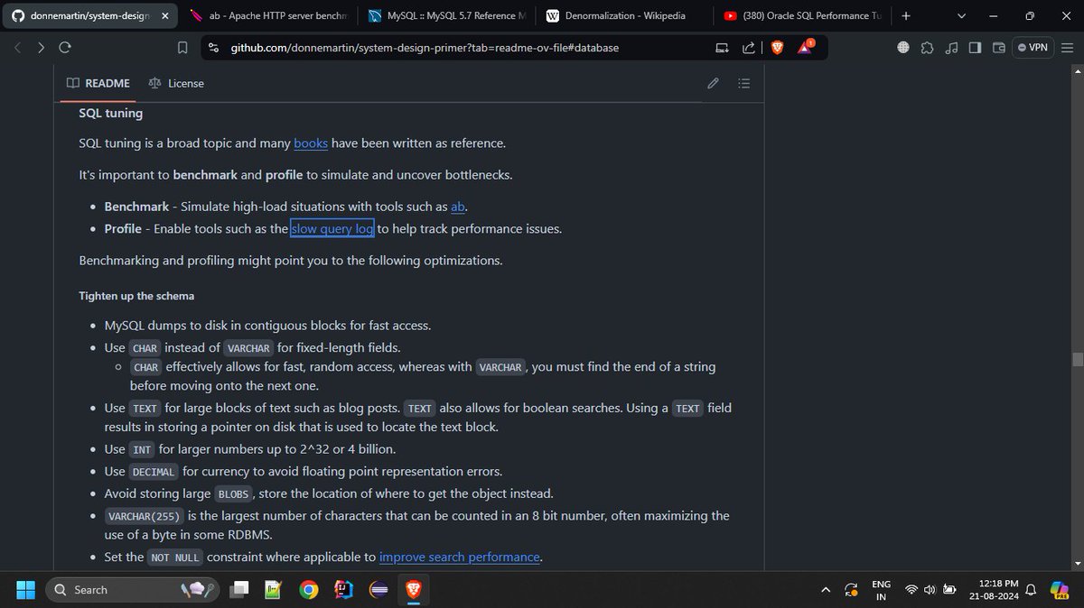 Priyansu2000's tweet image. 🚀 Excited to dive into databases with the #SystemDesignPrimer! 📚 Learning so much about designing scalable and efficient systems. #TechJourney #DatabaseDesign #Learning