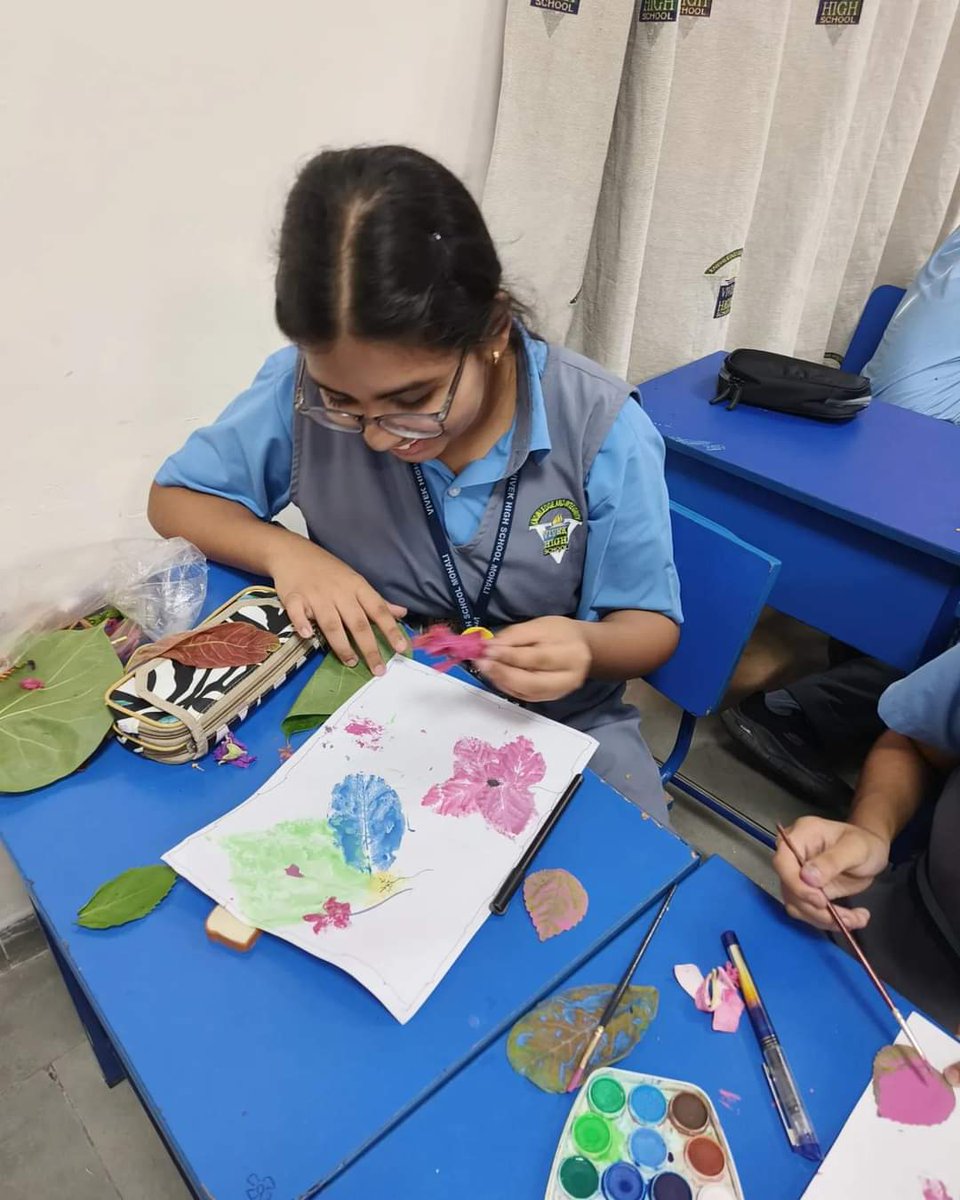 Transformers1_8's tweet photo. Facilitator guided the children through a #reflective and creative Shadow Activity. Each child chose leaves and flowers, carefully pressing them onto paper to create unique #impressions This hands-on exercise wasn't just about art; it was a powerful metaphor for #personal growth https://t.co/rM2D1JxZQL