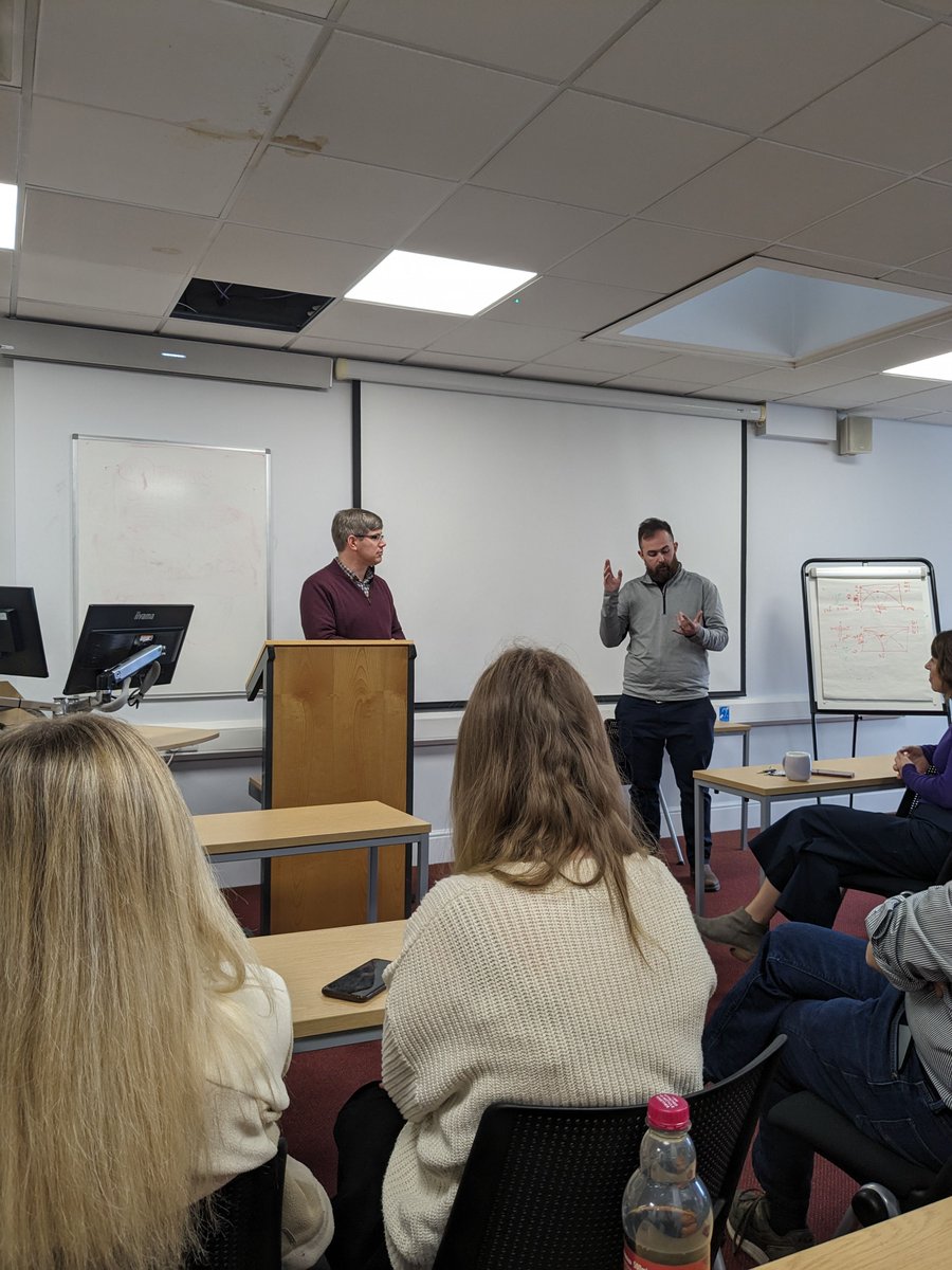 trschester's tweet photo. #WednesdayThrowback to #TRSCoffee ! Sometimes, former students visit to explain how their #TRSChester degree provided them with excellent employability skills. Here's us having a brew & the wonderful @kylejblackwood - Transformation Manager for the NHS - meeting our students! https://t.co/44avkpE5YQ