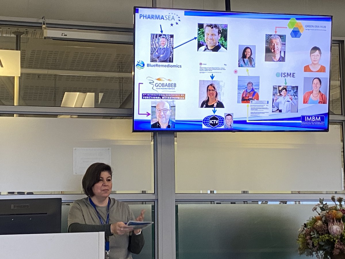 daughteroftyme's tweet photo. Marla Trindade kicks off an exciting mini-symposium @IMBM_Lab_UWC bringing together collaborators working across the microbiome landscape. https://t.co/QkkLMrYiQZ