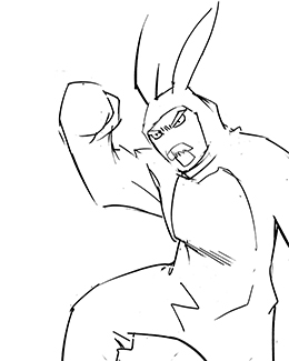 #バニーの日 
かわいくないやつ 