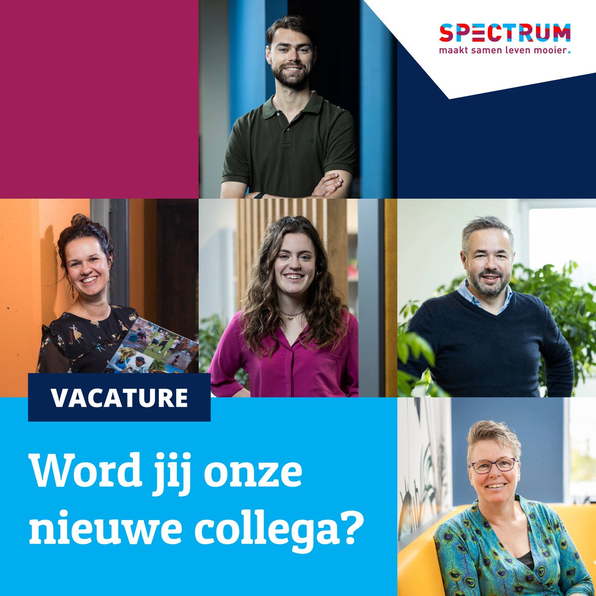 𝐒𝐩𝐞𝐜𝐭𝐫𝐮𝐦 𝐳𝐨𝐞𝐤𝐭 𝐞𝐞𝐧 𝐜𝐫𝐞𝐚𝐭𝐢𝐞𝐯𝐞 𝐦𝐚𝐫𝐤𝐞𝐭𝐢𝐧𝐠𝐦𝐞𝐝𝐞𝐰𝐞𝐫𝐤𝐞𝐫 (24 𝐮𝐮𝐫)
Solliciteren kan tot 8/9. Eerst meer weten? Er is een online Meet &amp; Greet op 3/9! We kijken uit naar jouw creatieve sollicitatie! 💌
Meer info? 👉 loom.ly/_OLWxAw