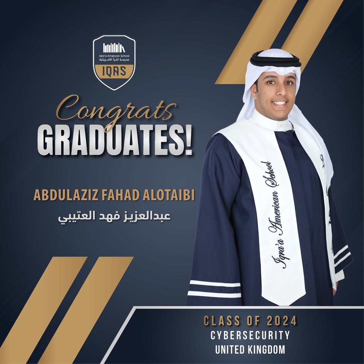 Iqraa_IAS's tweet photo. Celebrating our incredible senior graduates class of 2024 and their next big adventures! From local universities to prestigious institutions around the globe, each of you is embarking on a journey that will shape your future. We are so proud of your achievement. https://t.co/mU6zYp3knp