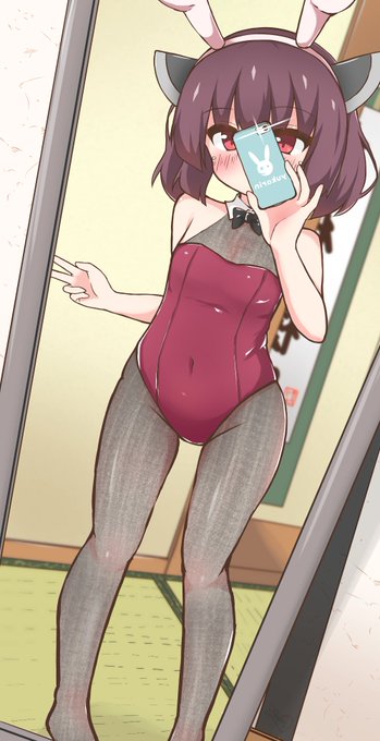 自撮りバニーきりたん #バニーの日 