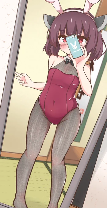 自撮りバニーきりたん #バニーの日 