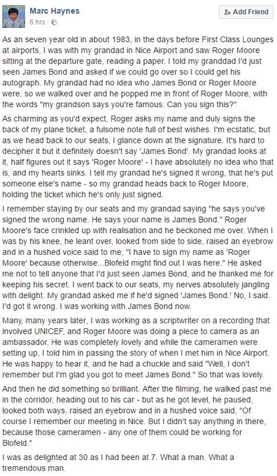 TByrne75's tweet photo. @hydromerchant @aedison You might be thinking of this amazing story about Roger Moore https://t.co/a09DTQ59D7