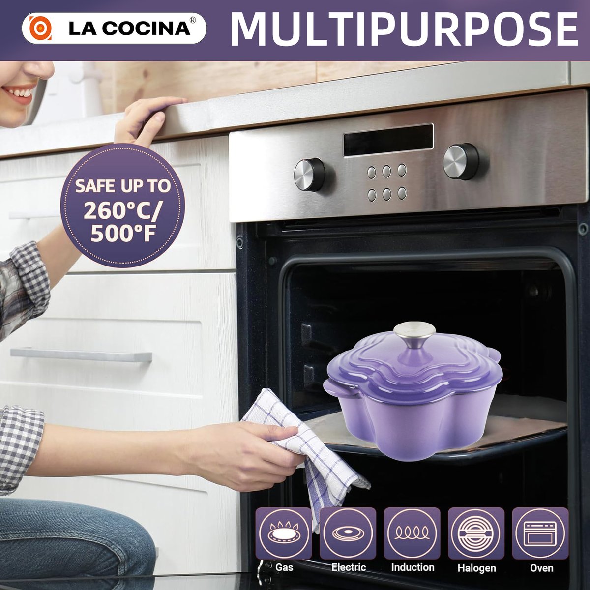 big5cookware's tweet photo. La   Cocina 2QT 2-Litre Jacaranda Love Cast Iron 20cm Enamelled Casserole   Pot
    https://t.co/1tbs6FX0ZY
    #Big5Cookware #BonVoyagePots #BonVoyagePot #SouthAfrica #Aluminium   #CookwareSet #ShopNow#Stainlesssteel pots #potset#Castiron #Lacocina https://t.co/947AfE7UNG