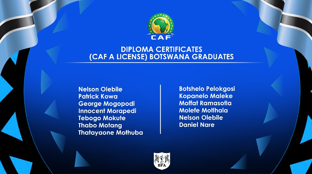 The countdown is on!
We are Just 2 days until we celebrate our 13 accomplished Batswana graduates at the CAF A LICENSE COURSE graduation ceremony. We are so proud of their accomplishments and can't wait to see what their future holds.