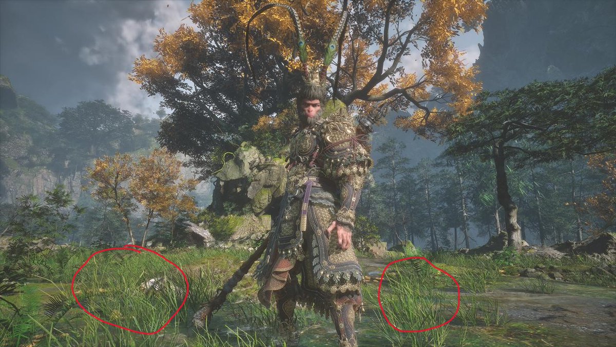 Me: It's time to touch grass.
My grass:

#Wukong