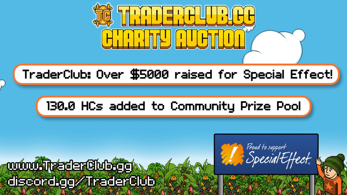 What an incredible result from the Habbo Origins/Trader Club community.

We raised over $5000 for the incredible charity <a href="/SpecialEffect/">SpecialEffect</a>, gave away 10,000c of rares to players, and have ANOTHER 10,000c+ to give away for our next events. 

So proud of #OriginsCommunityDay 😭