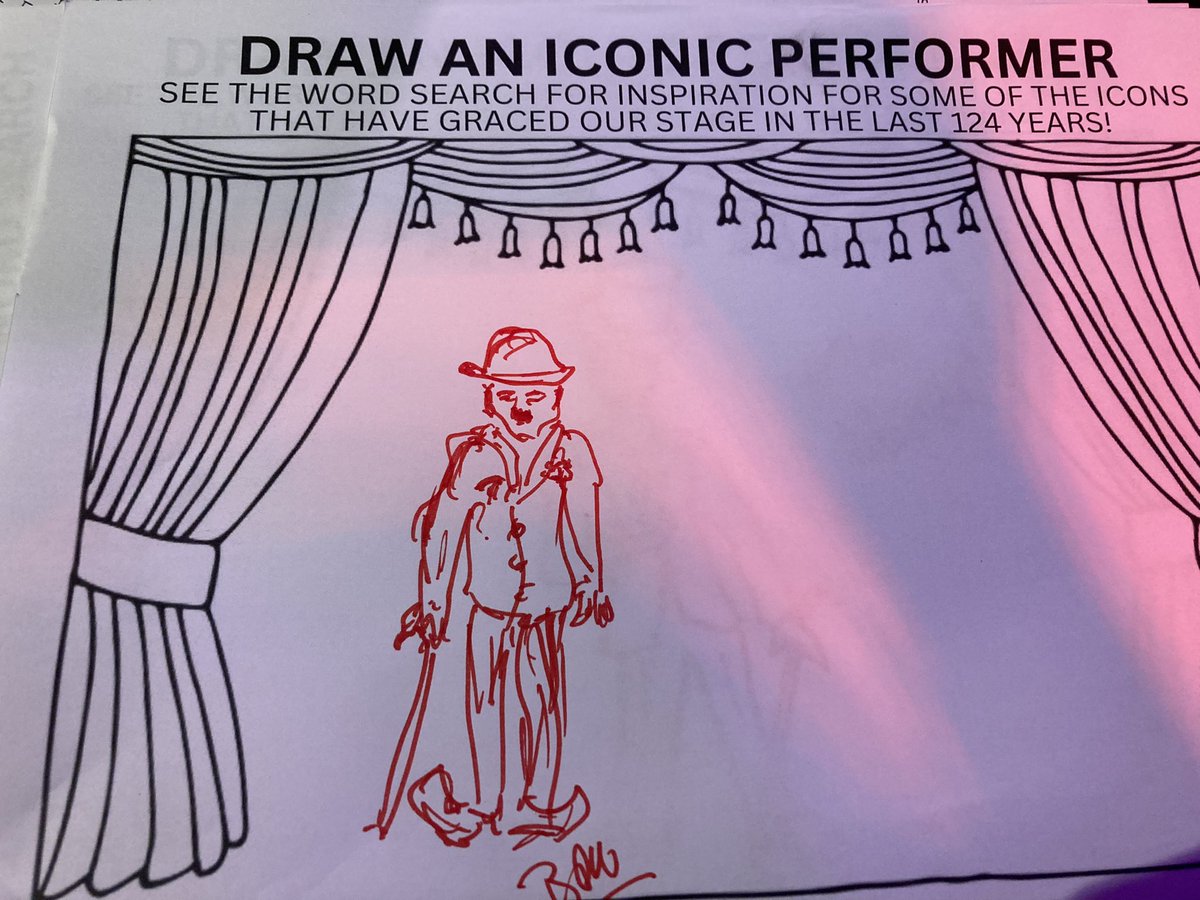 musichallsoc's tweet photo. What a fantastic evening with @allywolf last night hearing all about the fascinating history of the Clapham Grand. Even Dan Leno came along! There were word searches &amp; drawing competitions, tales of bingo, cinema, strippers, Hollywood, variety old &amp; new. The audience were rapt! https://t.co/jOHHjYpeaO