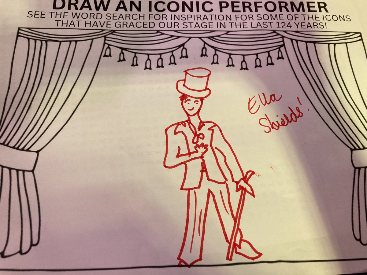 musichallsoc's tweet photo. What a fantastic evening with @allywolf last night hearing all about the fascinating history of the Clapham Grand. Even Dan Leno came along! There were word searches &amp; drawing competitions, tales of bingo, cinema, strippers, Hollywood, variety old &amp; new. The audience were rapt! https://t.co/jOHHjYpeaO