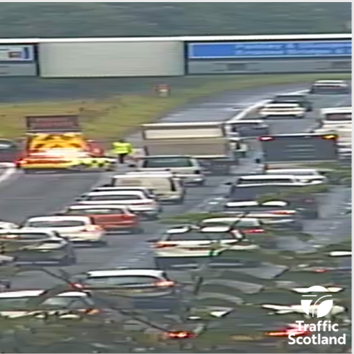 Traffic Scotland (@trafficscotland) on Twitter photo NEW❗ ⌚08:18
#M8 Junction 25
⛔ The Westbound Off-Slip CLOSED at Junction 25 due to debris on the carriageway
TRISS are at scene, we are seeing a build up of traffic approaching the slip road this morning🚘
<a href="/SWTrunkRoads/">Amey SW Trunk Roads</a> NEW❗ ⌚08:18
#M8 Junction 25
⛔ The Westbound Off-Slip CLOSED at Junction 25 due to debris on the carriageway
TRISS are at scene, we are seeing a build up of traffic approaching the slip road this morning🚘
<a href="/SWTrunkRoads/">Amey SW Trunk Roads</a>