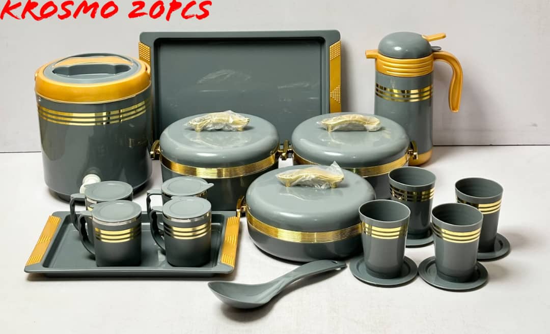 FatimaJiya3's tweet image. KROSMO FOOD WARMER SET 
20PIECES 
NGN 68,000 EACH 

chat.whatsapp.com/DvNdSxUPJ8CGUh… 

WhatsApp 08180334254.
Minna, Niger State 

  #kadunakitchen  #kitchenutensils #kanokitchen #kanoonlineshopping #casseroledish #foodwarmer