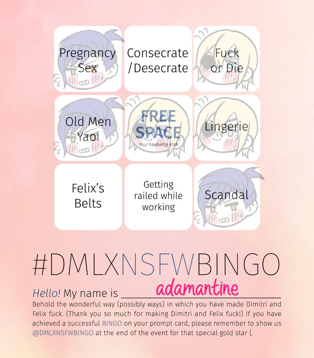 but if it’s forever, it’s even better | E | 3.6k | yuri dimilix

👵 getting this hump day started with old woman yuri a/b/o........ everyone's favorite thing 🙈
👭 my free space is genderswap
👩🏻‍🍼 blame <a href="/dmlxNSFWbingo/">Let's Get Dimilix Freaky!</a> for giving me this card

archiveofourown.org/works/58339726