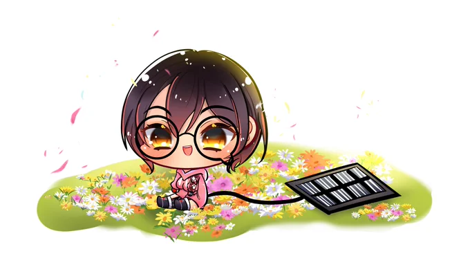 Charging #ロボ子Art 