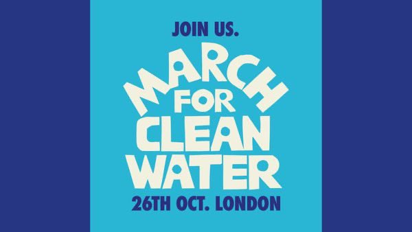 MARCH FOR CLEAN WATER

☠️ STOP THE POISONING OF OUR WATERWAYS

📍Saturday 26 Oct 2024. London

❌ We are calling for immediate and decisive action to end the poisoning of rivers, lakes and seas by the lethal cocktail of raw sewage, agricultural waste and chemical pollutants 1/2🧵