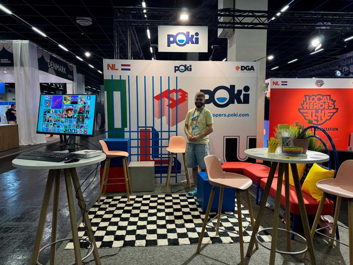 We're setup for <a href="/gamescom/">gamescom</a> ! Come say hi at the <a href="/DGA_online/">Dutch Games Association</a> Dutch Pavillion in Hall 4.1 !!